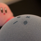 Kirby is also round. Up top you’ll find the mute mic, Alexa, and volume controls.